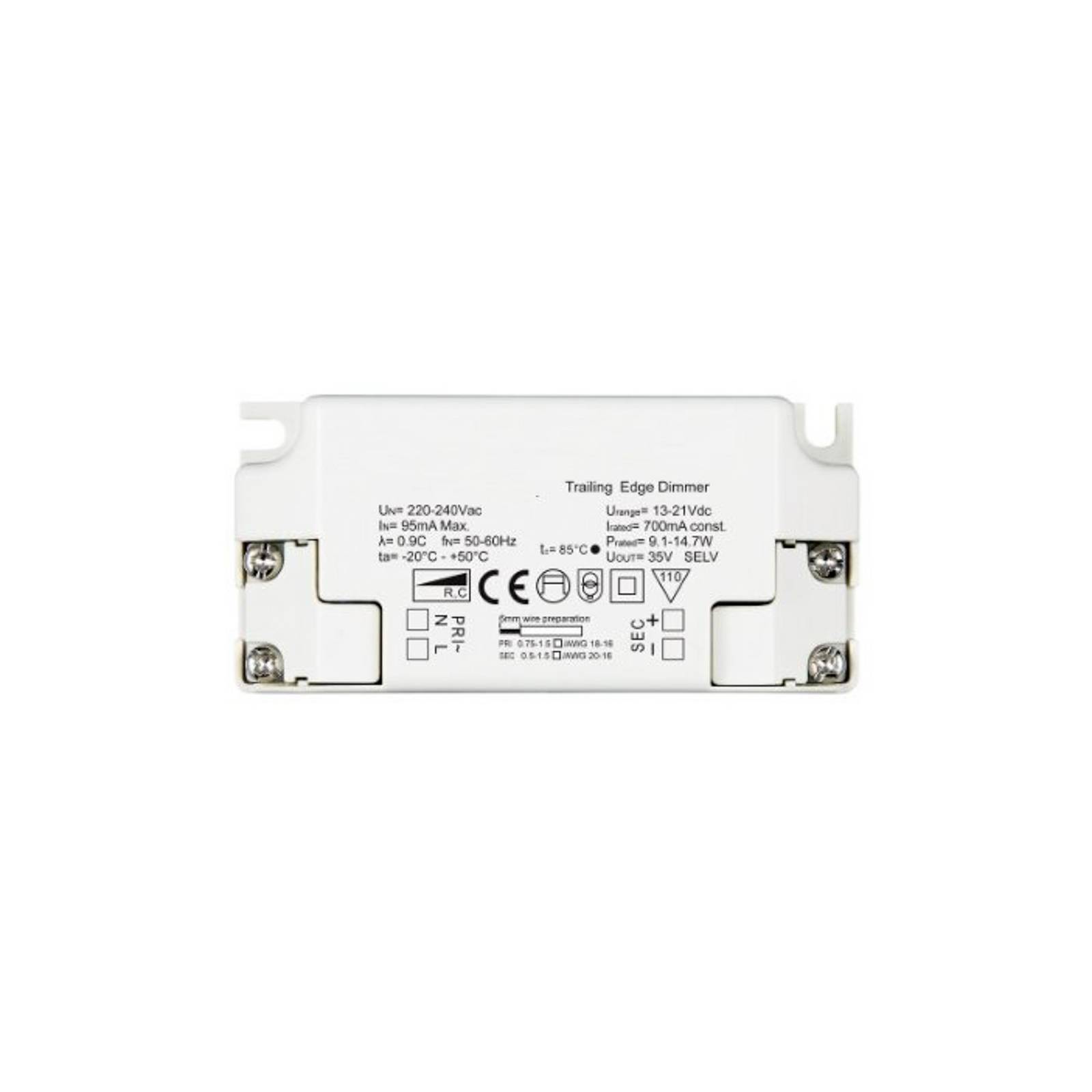 DOTLUX LED-Netzteil Konstantstrom 350 mA, 24 - 48 V 16 W dim DOTLUX LED-Netzteil Konstantstrom 350 mA, 24 - 48 V 16 W dim von DOTLUX