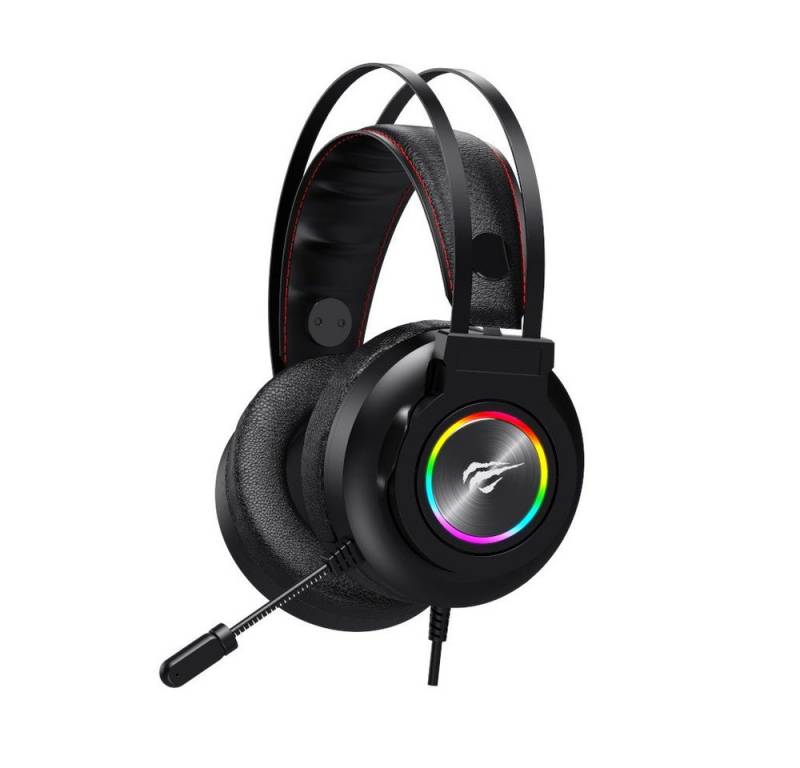 DOTMALL H654D Gaming Headphones RGB mit Mikrofon,3,5-mm-Klinkenstecker Gaming-Headset von DOTMALL