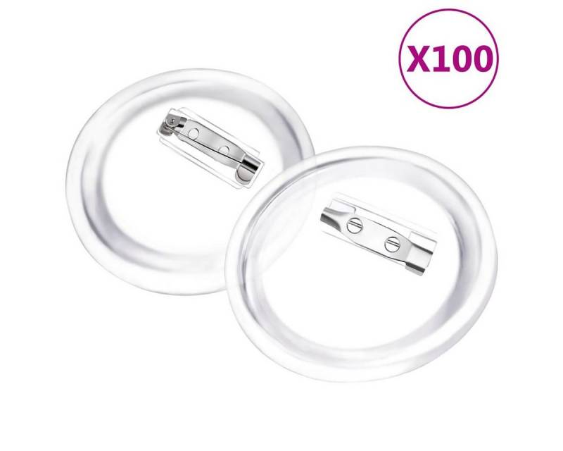 DOTMALL Tastatur-Tastenkappen Button-Abzeichen-Set mit Anstecknadeln, 100 Sets, Acryl, 58 mm von DOTMALL