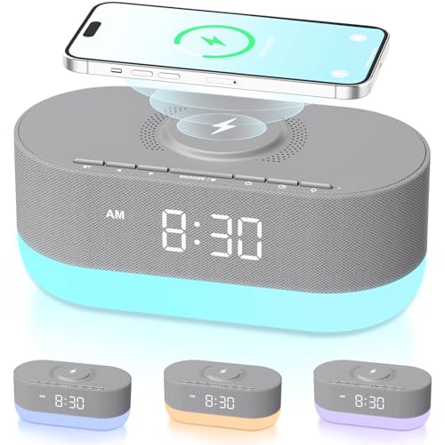 DOUMOSH Digitaler Radiowecker mit Kabelloser Ladestation, Bluetooth Wecker - Organisieren Sie Ihren Nachttisch, schlaffreundliches Display & Licht, erfrischt aufwachen DOUMOSH Digitaler Radiowecker mit Kabelloser Ladestation, Bluetooth Wecker - Organisieren Sie Ihren Nachttisch, schlaffreundliches Display & Licht, erfrischt aufwachen von DOUMOSH