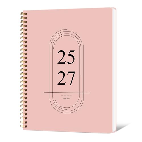 DOURA Monatsplaner 2025-2027, Kalenderbuch, Kalenderplaner 2025-2027, Juli 2025-Juni 2027, 21,6 x 27,9 cm, 24 Monate für Schule, Büro, Heimplanung, Rosa DOURA Monatsplaner 2025-2027, Kalenderbuch, Kalenderplaner 2025-2027, Juli 2025-Juni 2027, 21,6 x 27,9 cm, 24 Monate für Schule, Büro, Heimplanung, Rosa von DOURA