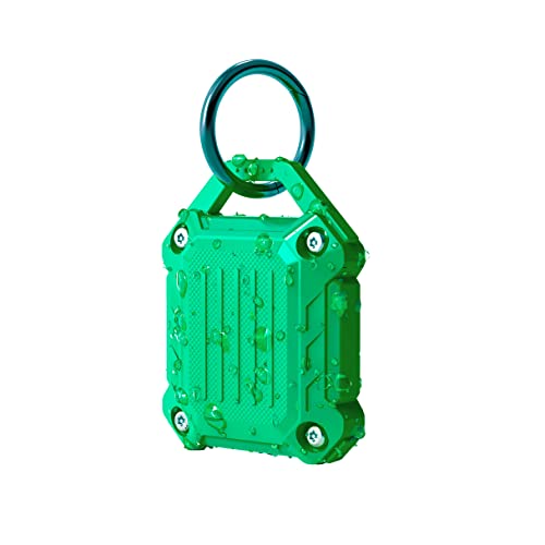 Dovick - Wasserdichte Airtag-Schlüsselanhänger-Hülle, vollständige Abdeckung, kompatibel mit Apple Air-Tag-Tracker-Schlüsselanhänger (grün, 1 Stück) von DOVICK