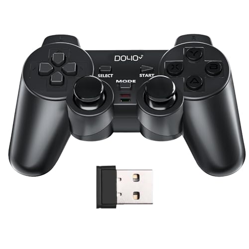 DOYO Wireless PC Gaming Controller, Retro Videospiel Konsole, Dual Vibration Dampf Joystick Gamepad Computer Game Controller für PC Windows 7/8/10/11 von DOYO