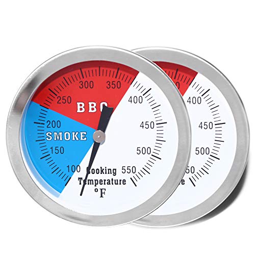 7,6 cm BBQ Thermometer Gauge 2 Stück Holzkohle Grill Pit Smoker Temp Gauge Grill Thermometer Ersatz für Oklahoma Joe Smoker und Smoker Holz Holzkohle Pit, großes Gesicht Grill Temp Thermometer 7,6 cm BBQ Thermometer Gauge 2 Stück Holzkohle Grill Pit Smoker Temp Gauge Grill Thermometer Ersatz für Oklahoma Joe Smoker und Smoker Holz Holzkohle Pit, großes Gesicht Grill Temp Thermometer von DOZYANT