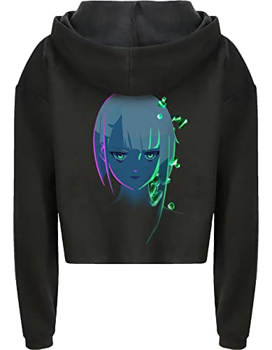 Cyberpunk: Edgerunners Hoodie "Neon Lucy Cropped" Black Size L Cyberpunk: Edgerunners Hoodie "Neon Lucy Cropped" Black Size L von DPI Merchandising Inc.