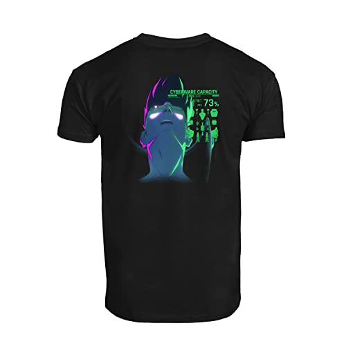 Cyberpunk: Edgerunners T-Shirt "Neon David" Black Size M von DPI Merchandising