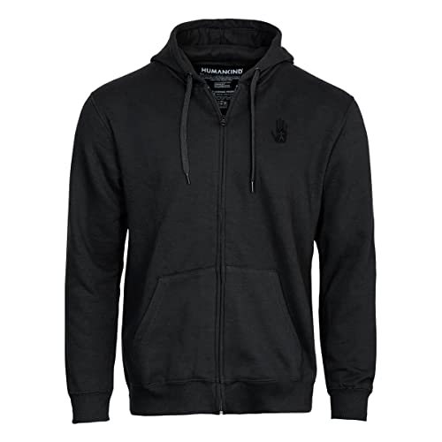 Humankind Zip Hoodie "Logo" Black Size S von DPI Merchandising