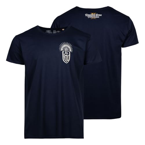 Kingdom Come Deliverance II Unisex T-Shirt "Emblem" Navy XXL von DPI Merchandising
