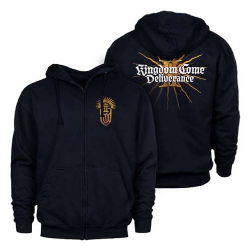 Kingdom Come Deliverance II Zipper Hoodie "Temporary Keyart" Navy XL von DPI Merchandising
