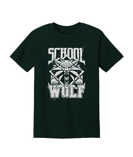 The Witcher T-Shirt "School of the Wolf" Black Size XL von DPI Merchandising