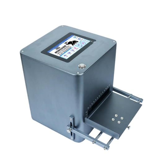 DPLBAZHC 12,7 mm Desktop Inkjet -Drucker -Kompatible -Codierungsmaschine mit 3 Modi -Tabletop Kompatibel mit Ablaufdatum Label -Barcode QR -Code Automatischer Druck(12.7-1 Ink) von DPLBAZHC