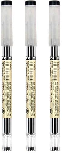 DPWOUM Japanischer Gelschreiber, 0,35 mm, Schwarz, 3 Stück, für Schule, Büro, Studenten, Prüfung, Schreibwaren, langlebig, Stifte und Schreibzubehör DPWOUM Japanischer Gelschreiber, 0,35 mm, Schwarz, 3 Stück, für Schule, Büro, Studenten, Prüfung, Schreibwaren, langlebig, Stifte und Schreibzubehör von DPWOUM