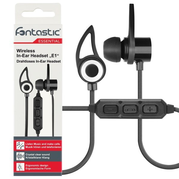 Essential Drahtloses In-Ear Headset E1 schwarz BT von DParts