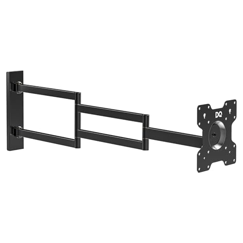 DQ Rotate XL 98,5 cm TV Wandhalterung, Langer Schwenkarm Wandabstand bis 98,5 cm, ausziehen, schwenken, drehen, neigen, rotieren, TV ca. 15-43 Zoll – 15 kg, bis VESA 200x200mm, TV-Halterung von DQ WALL SUPPORT