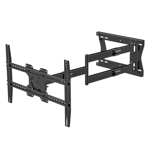 DQ WALLSUPPORT TV Wandhalterung mit 1000 mm extra langem Gelenkarm für 42-85-Zoll-LCD/LED/OLED Flachbildschirm TV bis 60 kg. Schwenkbarer Gelenkarm 90° rotierbar (Hercules Flex 2.0 VESA 600 100 cm) von DQ WALL SUPPORT