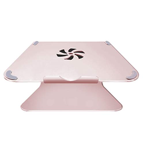 Laptop Kühler Desktop Wärmeableitung Erhöhte Aluminiumlegierung Aufhängegestell Hubkonsole Lüftungs PC Halterung (pink) Gaming Laptop Kühler(Color:Pink) von DQERHSHOZ