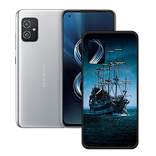 DQG Anti-Fall Schutzhülle für Asus ZenFone 8 Hülle, Weiche Handytasche Schwarz TPU Handyhülle Silikon Tasche Schale rutschfest Case Cover für Asus ZenFone 8 (5.92") - OP34 von DQG