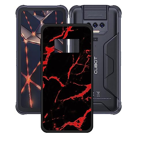 DQG Anti-Fall Schutzhülle für Cubot King Kong Power Hülle, Weiche Handytasche Schwarz TPU Handyhülle Silikon Tasche Schale rutschfest Case Cover für Cubot King Kong Power (6.50") - KE38 von DQG