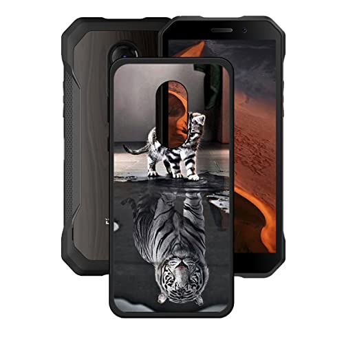 DQG Anti-Fall Schutzhülle für Doogee S51 Hülle, Weiche Handytasche Schwarz TPU Handyhülle Silikon Tasche Schale rutschfest Case Cover für Doogee S51 (6.0") - KE57 von DQG