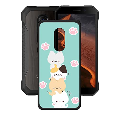 DQG Anti-Fall Schutzhülle für Doogee S51 Hülle, Weiche Handytasche Schwarz TPU Handyhülle Silikon Tasche Schale rutschfest Case Cover für Doogee S51 (6.0") - KE70 von DQG