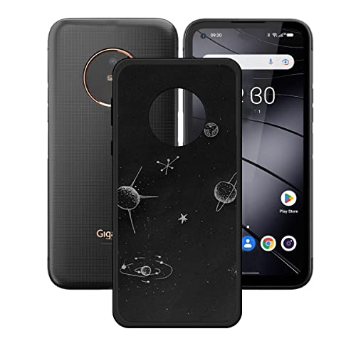 DQG Anti-Fall Schutzhülle für Gigaset GX6 Hülle, Weiche Handytasche Schwarz TPU Handyhülle Silikon Tasche Schale rutschfest Case Cover für Gigaset GX6 (6.67") - KE172 von DQG