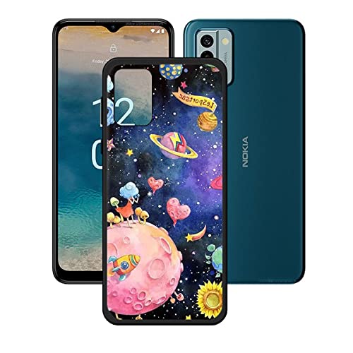 DQG Anti-Fall Schutzhülle für Nokia G22 Hülle, Weiche Handytasche Schwarz TPU Handyhülle Silikon Tasche Schale rutschfest Case Cover für Nokia G22 (6.50") - KE22 von DQG