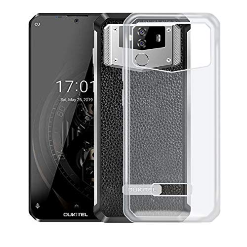 DQG Anti-Fall Schutzhülle für Oukitel K12 Hülle, Weiche Flexibel HandyTransparent TPU Handyhülle Silikon Schale rutschfest Case Cover für Oukitel K12 (6.3") von DQG