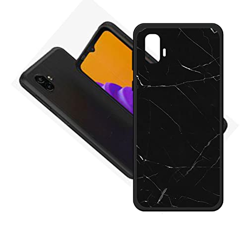 DQG Anti-Fall Schutzhülle für Samsung Galaxy XCover 6 Pro Hülle, Weiche Handytasche Schwarz TPU Handyhülle Silikon Tasche Schale rutschfest Case Cover für Samsung Galaxy XCover 6 Pro (6.60") - OP35 von DQG