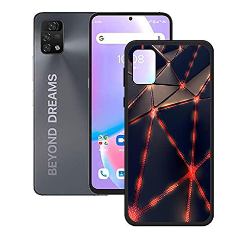 DQG Anti-Fall Schutzhülle für Umidigi A11 Pro Max Hülle, Weiche Handytasche Schwarz TPU Handyhülle Silikon Tasche Schale rutschfest Case Cover für Umidigi A11 Pro Max (6.80") - OP6 von DQG