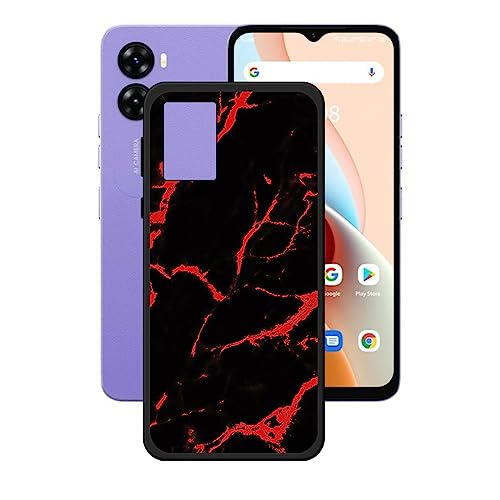 DQG Anti-Fall Schutzhülle für Umidigi G3 Hülle, Weiche Handytasche Schwarz TPU Handyhülle Silikon Tasche Schale rutschfest Case Cover für Umidigi G3 (6.52") - KE38 von DQG