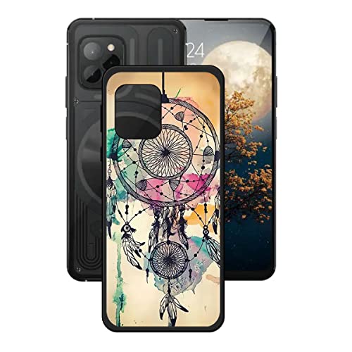 DQG Anti-Fall Schutzhülle für Unihertz Luna Hülle, Weiche Handytasche Schwarz TPU Handyhülle Silikon Tasche Schale rutschfest Case Cover für Unihertz Luna (6.81") - KE15 von DQG