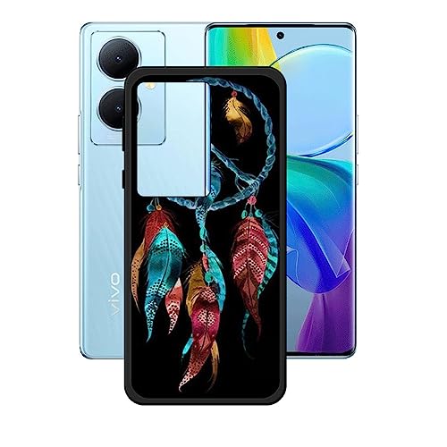 DQG Anti-Fall Schutzhülle für Vivo V29 Lite 5G Hülle, Weiche Handytasche Schwarz TPU Handyhülle Silikon Tasche Schale rutschfest Case Cover für Vivo V29 Lite 5G (6.78") - KE167 von DQG