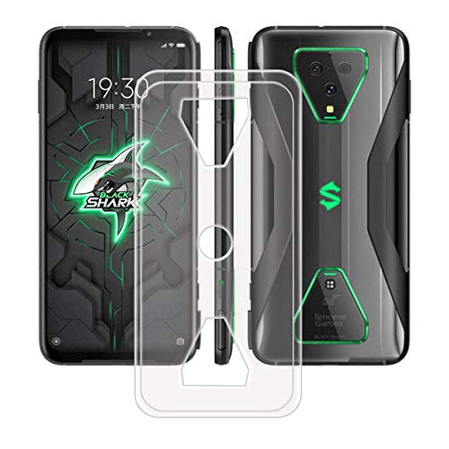 DQG Anti-Fall Schutzhülle für Xiaomi Black Shark 3 Pro Hülle, Weiche Flexibel Handytasche Transparent TPU Handyhülle Silikon Tasche Schale rutschfest Case Cover für (7.1") von DQG