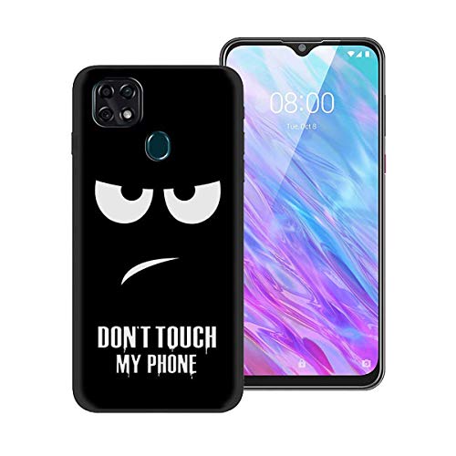 DQG Anti-Fall Schutzhülle für ZTE Blade 10 Smart Hülle, Weiche Handytasche Schwarz TPU Handyhülle Silikon Tasche Schale rutschfest Case Cover für ZTE Blade 10 Smart (6.49") - LLM2 von Sdove