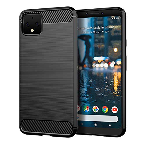 DQG Anti-Fall hülle für Google Pixel 4 XL Hülle, Weiche Handytasche Kohlefaser TPU Handyhülle Silikon Tasche Schale rutschfest Case Cover für Google Pixel 4 XL - Schwarz DQG Anti-Fall hülle für Google Pixel 4 XL Hülle, Weiche Handytasche Kohlefaser TPU Handyhülle Silikon Tasche Schale rutschfest Case Cover für Google Pixel 4 XL - Schwarz von DQG