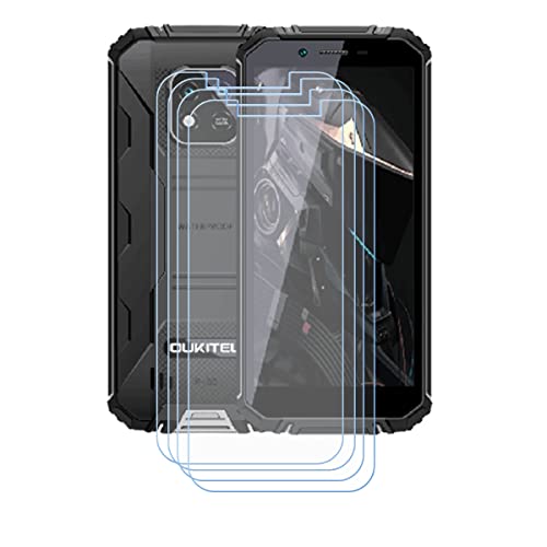 DQG Displayschutz Schutzfolie für Oukitel WP 18 Pro,[4 Stück] HD 9H Härte Gehärtetes Folie Anti-Fall gehärtetes Glas Displayschutz für (5.93") von DQG