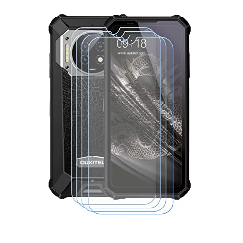 DQG Displayschutz Schutzfolie für Oukitel WP 21,[4 Stück] HD 9H Härte Gehärtetes Folie Anti-Fall gehärtetes Glas Displayschutz für (6.78") von DQG