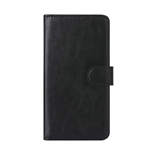 DQG Hülle für ZTE Blade A33s, Schutzhülle Tasche PU Leder mit Kreditkarten Geldfächern Schale und Weiche Case Handyhülle Standfunktion Cover für (6.30") - Schwarz von DQG