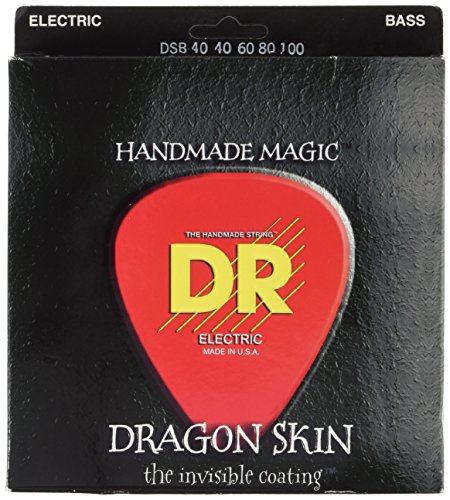DR B DRAG DSB-40/100 Dragon Skin Handmade Magic Saite (4-Bass) von DR Strings