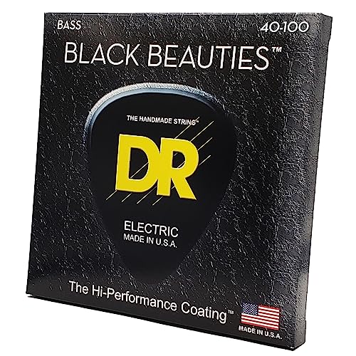 DR B EXBK BKB-40 Extra Black Beauties Lite Saite von DR Strings