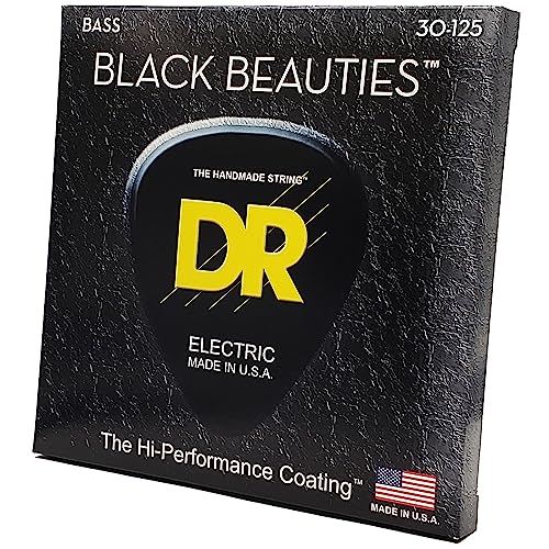 DR B EXBK BKB6-30 Extra Black Beauties Medium Saite (6-String) von DR Strings