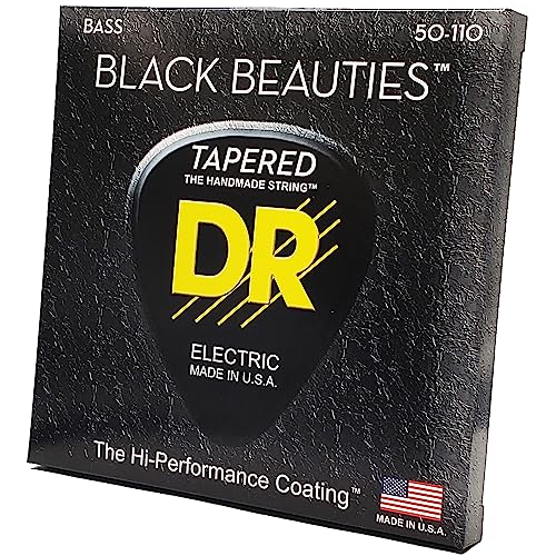 DR B EXBK BKBT-50 Extra Black Beauties Heavy Taper Saite von DR Strings