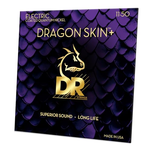 DR DEQ-11 - DRAGON SKIN+™ Electric Guitar Strings 11-52 - E-Gitarrensaiten von DR Strings