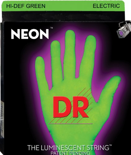 DR E NEON NGE- 9 HiDef Lite Saite grün von DR Strings