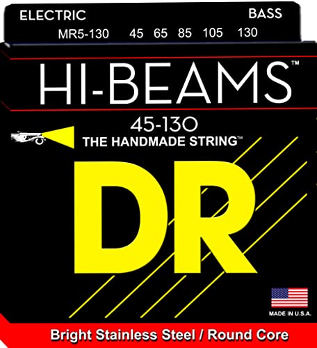 DR Hi-Beam Stainless Steel 5-String Bass Strings45-130 von DR Strings