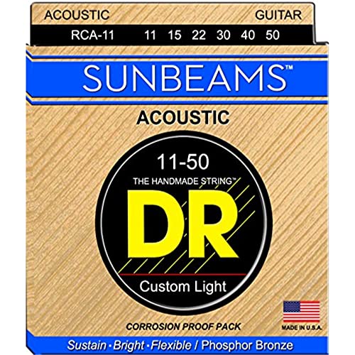 DR RCA-11 Handmade Sunbeam Phosphor Bronze Acoustic Guitar Strings 18568 von DR Strings