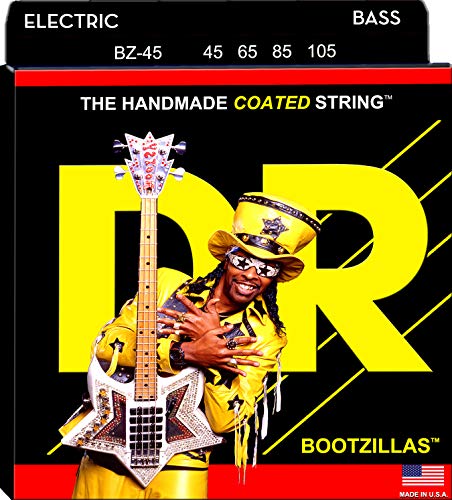 DR Strings BOOTZILLAS™ - CLEAR Coated Stainless Steel Bass Strings: Medium 45-105 von DR Strings