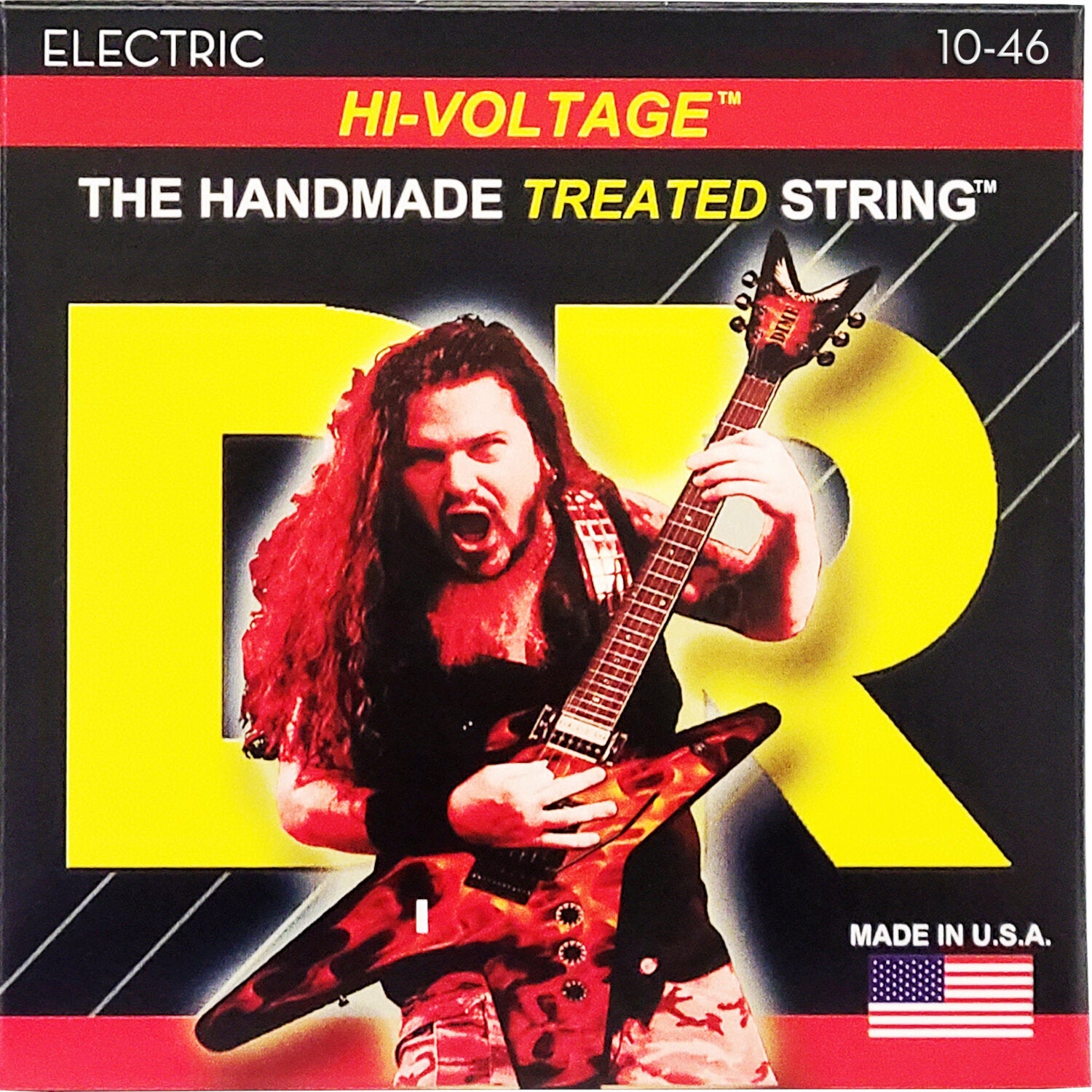 DR Strings DBG-10 Hi-Voltage Dimebag Darrell Medium 10-46 Signature Electric Guitar Strings von DR Strings