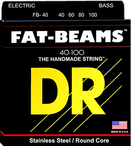 DR Strings FAT-BEAM™ - Stainless Steel Bass Strings: Light 40-100 von DR Strings
