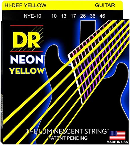 DR Strings Hi-Def Neon Yellow Electric von DR Strings